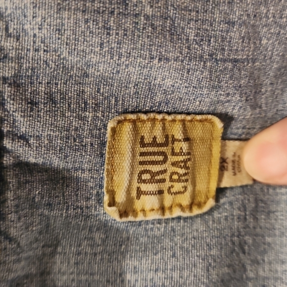 Blue Jean jacket, distressed with silver sequence collar - Picture 4 of 5